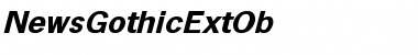 NewsGothicExtOb Font
