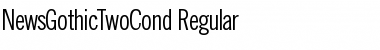 NewsGothicTwoCond Regular Font