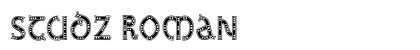 Studz Roman Font Preview