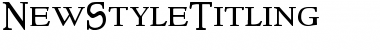 NewStyleTitling Roman Font