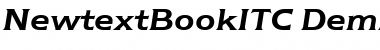 NewtextBookITC Demi Italic Font