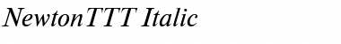 NewtonTTT Italic Font