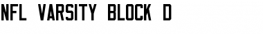 Download NFL Varsity Block D Font