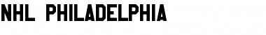 NHL Philadelphia Font