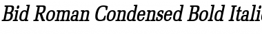 Download Bid Roman Condensed Font