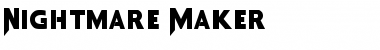 Nightmare Maker Font