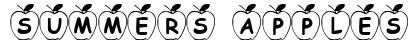 Summers Apples Regular Font Preview