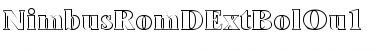 NimbusRomDExtBolOu1 Regular Font