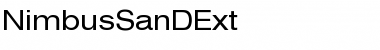 NimbusSanDExt Regular Font