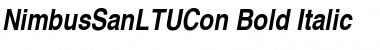 NimbusSanLTUCon Bold Italic