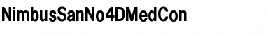 NimbusSanNo4DMedCon Regular Font