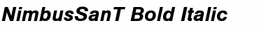 NimbusSanT Bold Italic