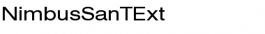 NimbusSanTExt Regular Font
