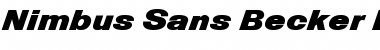 Download Nimbus Sans Becker DiaD Font