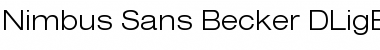 Nimbus Sans Becker DLigExt Regular Font