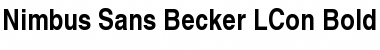Nimbus Sans Becker LCon Bold