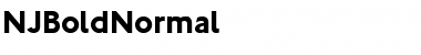 NJBold Regular Font