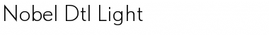 Nobel Dtl Light Font