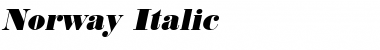 Norway Italic