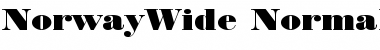 NorwayWide Font