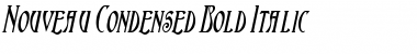 NouveauCondensed Bold Italic