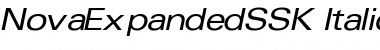 NovaExpandedSSK Italic Font