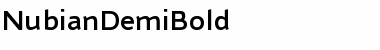 NubianDemiBold Font