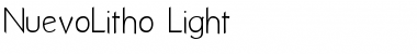 NuevoLitho Light Font