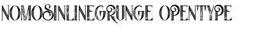 Download Nomos Inline Grunge Font