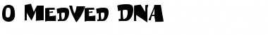 0 MedVed DNA Regular Font