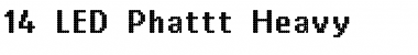 Download 14 LED Phattt Font