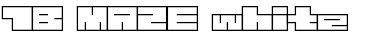 1B_MAZE-white Regular Font