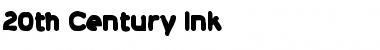 20th Century Ink Regular Font