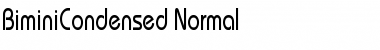 BiminiCondensed Normal Font