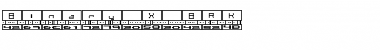 Binary X BRK Regular Font