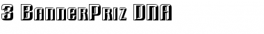 3 BannerPriz DNA Regular Font