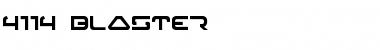 4114 Blaster Regular Font