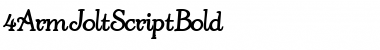 4ArmJoltScriptBold Regular Font