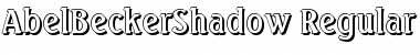 Download AbelBeckerShadow Font