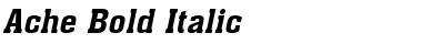 Ache Bold Italic