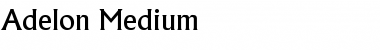 Adelon-Medium Regular Font