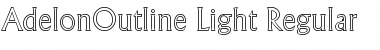 AdelonOutline-Light Font