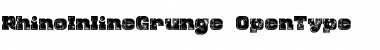 Rhino Inline Grunge Inline Grunge Font