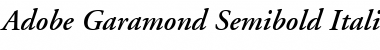 AGaramond RegularSC Bold Italic
