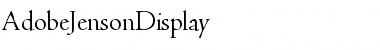 AdobeJensonDisplay Font