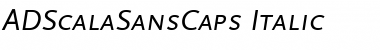 ADScalaSansCaps Font