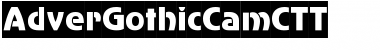 AdverGothicCamCTT Font