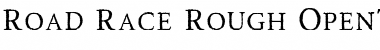 Road Race Free Rough Font