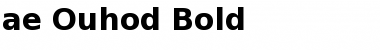 ae_Ouhod Bold Font