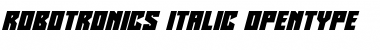 Robotronics Italic Font